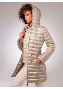 Damen Daunenjacke, beige, Gr. 40, CREATION L PREMIUM, unifarben, 55% Polyester, 45% Polyamid, Wattierung:90% Daunen, 10% Federn, Jacken