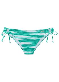 Venice Beach Damen Bikini-Hose "Meliya", grün, Gr. 36, bedruckt, Recycling-Polyamid, Badehosen, mit modernem Allover-Print