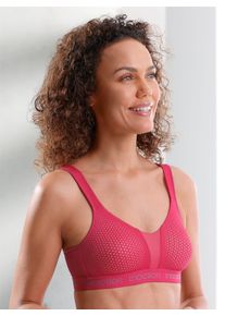 Triumph Damen Sport-BH, Gr. 90, lila, 45% Polyamid, 41% Polyester, 14% Elasthan, BHs