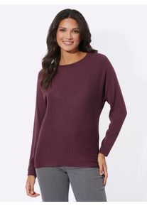Classic Basics Damen Fledermauspullover "Fledermauspullover", rot, Gr. 42, unifarben, 40% Viskose, 30% Polyamid, 25% Polyester, 5% Kaschmir, Pullover