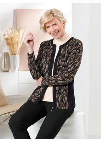 CLASSIC Damen Shirtjacke "Shirtjacke", bunt, Gr. 38, gemustert, mehrfarbig, 66% Polyester, 30% Viskose, 4% Elasthan, Shirts