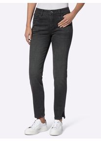 Heine Damen Push-up-Jeans, blau, Gr. 40, unifarben, 98% Baumwolle, 2% Elasthan, Jeans