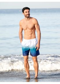 feel good Herren Badeshorts, blau, Gr. 5, Polyester, Badehosen