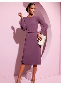 CRÉATION L CREATION L Damen Strickkleid "Strickkleid", lila, Gr. 40, unifarben, 70% Polyacryl, 30% Schurwolle, Kleider