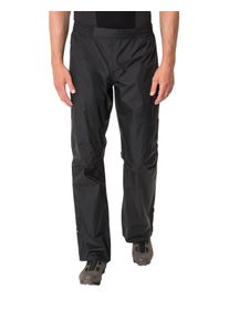 Vaude Regenhose "Drop Pants II", schwarz, sportlich, Gr. XS, unifarben, Web, Obermaterial: 100% Polyamid, Hosen, leicht & klein verpackbar