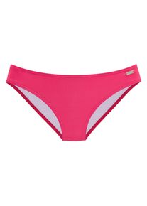 Venice Beach Damen Bikini-Hose "Meliya", pink, Gr. 34, unifarben, Recycling-Polyamid, Badehosen, mit modernem Allover-Print