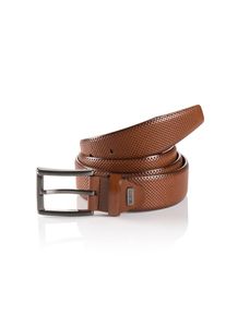 MONTI Damen Ledergürtel "DUBLIN", braun, Gr. 105, Obermaterial: 60% Rindsleder, 40% Polyurethan, Gürtel
