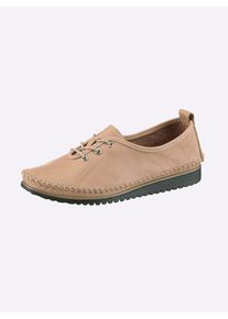 Andrea Conti Damen Schnürschuh, Gr. 36, braun, Leder, Rindsleder, Glattleder, modisch, Schuhe