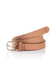 Tom Tailor Damen Synthetikgürtel "TTDMEGAN", beige, Gr. 90, Rindsleder, Gürtel, schmal & vielseitig kombinierbar (2 cm Breite)