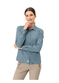Vaude Damen Langarmshirt "WOMEN'S ROSEMOOR LS SHIRT IV", blau, sportlich, Gr. 46, Obermaterial: 100% Polyester, Shirts