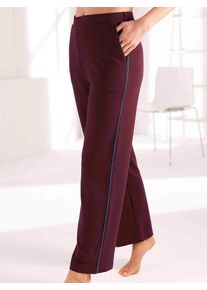 Plantier Damen Jogginghose, Gr. 18, rot, 64% Viskose, 30% Polyester, 6% Elasthan, unifarben, Hosen