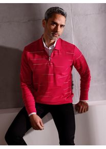 CLASSIC Herren Sweatshirt, rot, Gr. 52, gemustert, gestreift, mehrfarbig, 100% Baumwolle, Sweatshirts