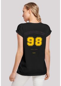F4NT4STIC Damen T-Shirt "Brooklyn 98 NY SHORT SLEEVE TEE", schwarz, casual, Gr. XL, Obermaterial: 100% Baumwolle, Shirts, Print