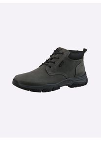 Rieker Herren Stiefelette, Gr. 42, grau, Lederimitat, sportlich, Schuhe