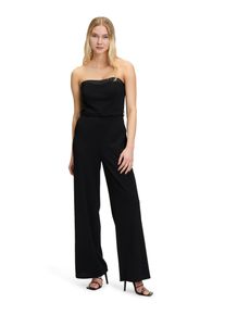 Vera Mont Damen Overall "Vera Mont Jumpsuit mit Gürtel", schwarz, festlich, Gr. 38, Obermaterial: 95% Polyester, 5% Elasthan. Besatz: 100% Polyester.
