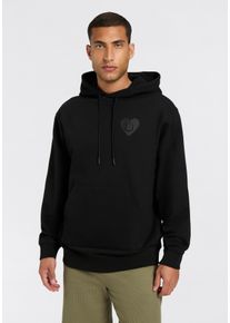HUGO BLUE Damen Hoodie "Dejandra", schwarz, casual, Gr. XL, unifarben, Sweatware, Obermaterial: 100% Baumwolle, Sweatshirts, unisex, oversized