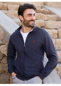 Catamaran Herren Sweatjacke, blau, Gr. 44, 100% Baumwolle, Sweatjacken