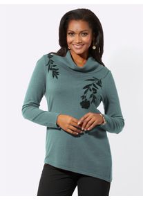 Lady Damen Rollkragenpullover "Pullover", grün, Gr. 36, unifarben, 50% Viskose, 28% Polyester, 22% Polyamid, Pullover