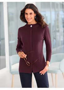 Inspirationen Damen Stehkragenpullover "Stehkragen-Pullover", rot, Gr. 36, unifarben, 70% Viskose, 30% Polyamid, Pullover