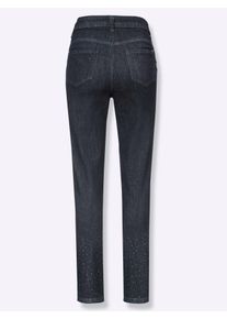Lady Damen 5-Pocket-Jeans, blau, Gr. 38, unifarben, 79% Baumwolle, 19% Polyester, 2% Elasthan, Jeans
