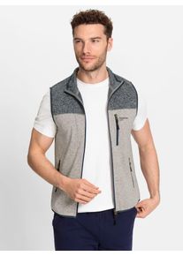 Catamaran Herren Strickfleecejacke, blau, Gr. 44, meliert, 100% Polyester, Jacken