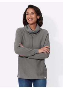 Casual Looks Damen Rollkragenpullover "Pullover", grau, Gr. 36, unifarben, 50% Baumwolle, 50% Polyacryl, Pullover
