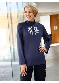 Catamaran Damen Funktionsshirt "Funktions-Shirt", blau, Gr. 36, unifarben, bedruckt, gemustert, 90% Polyester, 10% Elasthan, Shirts