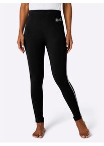 feel good Damen Leggings, Gr. 36, schwarz, 95% Baumwolle, 5% Elasthan, unifarben, Hosen