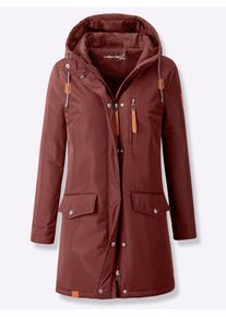 Casual Looks Damen Regenjacke, rot, Gr. 40, unifarben, 100% Polyester, Jacken