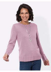 Casual Looks Damen Strickpullover "Pullover", rosa, Gr. 36, unifarben, 50% Baumwolle, 50% Polyacryl, Pullover