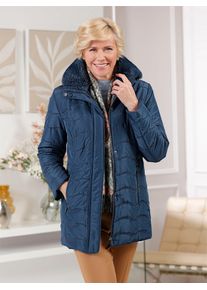 CLASSIC Damen Steppjacke, blau, Gr. 40, unifarben, 100% Polyester, Jacken