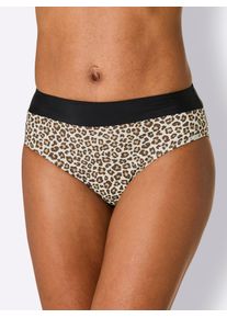 feel good Damen Bikini-Hose, beige, Gr. 40, Elasthan, Polyamid, Badehosen