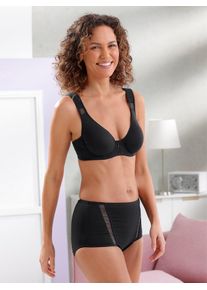 wäschepur WÄSCHEPUR Damen Entlastungs-BH, Gr. 80, schwarz, 60% Polyester, 40% Baumwolle, BHs