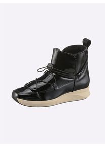 Heine Damen Stiefelette, Gr. 38, schwarz, Synthetik, modisch, Schuhe