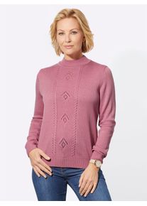 Classic Basics Damen Strickpullover "Pullover", rosa, Gr. 40, unifarben, 100% Polyacryl, Pullover