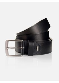 MONTI Damen Ledergürtel "TUSTON", schwarz, Gr. 115, Obermaterial: 100% Rindsleder, Gürtel