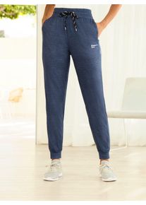 Catamaran Damen Funktionshose, blau, Gr. 36, unifarben, meliert, 100% Baumwolle, Hosen