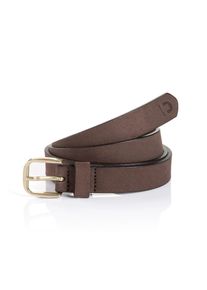 Tom Tailor Damen Synthetikgürtel "TTDMEGAN", braun, Gr. 100, Rindsleder, Gürtel, schmal & vielseitig kombinierbar (2 cm Breite)