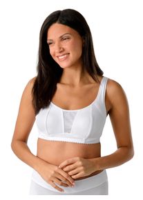 wäschepur WÄSCHEPUR Damen Entlastungs-BH, Gr. 90, weiß, 86% Polyamid, 10% Elasthan, 4% Baumwolle, BHs