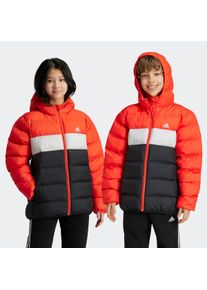 Kinder Steppjacke "J SD JKT", rot, sportlich, Gr. 128, adidas Sportswear, Obermaterial: 100% Polyester. Futter: 100% Polyester. Füllung: 100% Daunen,