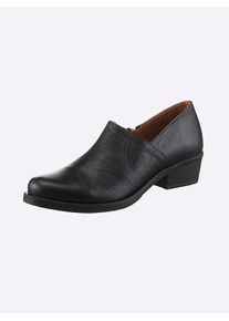 Andrea Conti Damen Stiefelette, Gr. 38, schwarz, Leder, Rindsleder, Glattleder, modisch, Schuhe