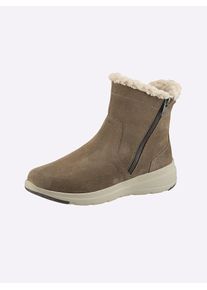 Casual Looks Damen Stiefelette, Gr. 38, beige, sportlich, Schuhe