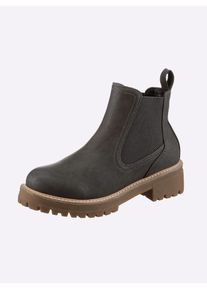Heine Damen Stiefelette, Gr. 38, grau, Synthetik, modisch, Schuhe