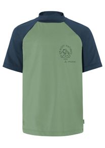 Vaude Kinder Funktionsshirt "Solaro", grün, sportlich, Gr. 146, Obermaterial: 91% Polyester, 9% Elasthan, Shirts, für Kinder
