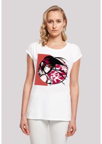 F4NT4STIC Damen T-Shirt "Manga Girl Japan", weiß, casual, Gr. XXL, Obermaterial: 100% Baumwolle, Shirts, Print