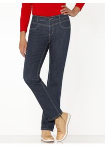 Ascari Damen Bequeme Jeans, blau, Gr. 36, unifarben, 87% Baumwolle, 9% Polyester, 4% Elasthan, Jeans