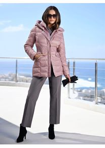 Heine Damen Steppjacke, lila, Gr. 44, unifarben, 100% Polyamid, Kapuzenfutter:100% Polyester, Wattierung:90% Daunen, 10% Federn, Jacken