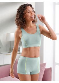 wäschepur WÄSCHEPUR Damen Bustier, Gr. 36kalkmint, limone, 95% Baumwolle, 5% Elasthan, BHs