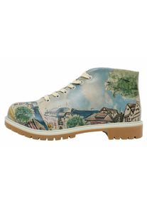 DOGO Damen Hausschuh "0, Shortcut Boots These Are Ma Nuts Damen Stiefel / Female", Gr. 39, braun, Lederimitat, Schuhe, Vegan