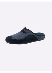 CLASSIC Herren Pantoffel, Gr. 41, blau, Textil, sportlich, Schuhe